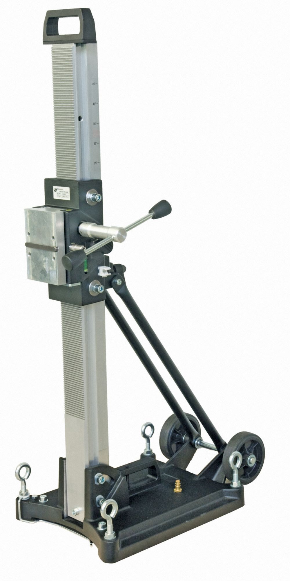 CS UNITEC Core Drill Stand: Anchor/Vacuum Mount, 39 3/16 in Column Ht, 20 1/2 in Base Lg, Adj Angle (MPN BST 352 V). Key specifications — attr1256691: BST 352 V.