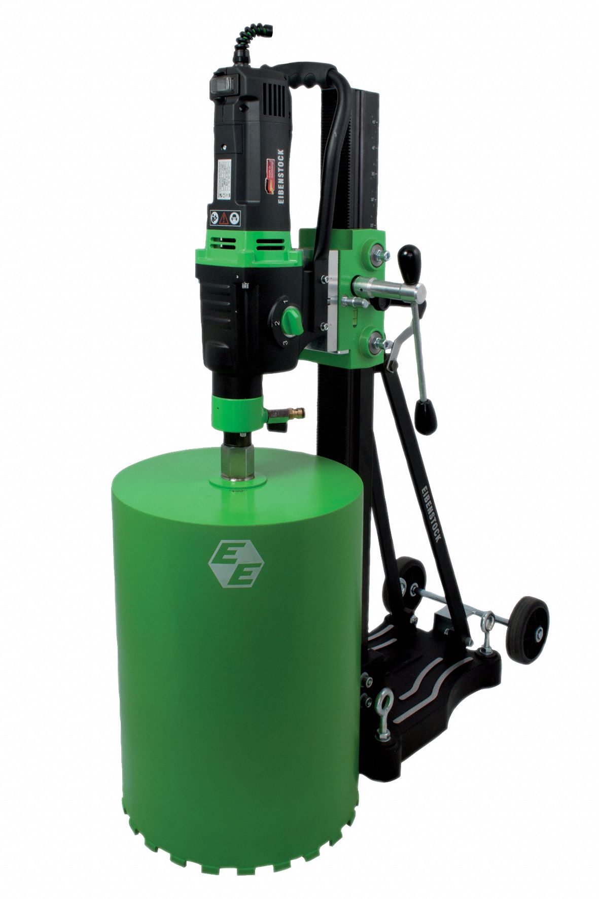 CS UNITEC Core Drill Rig: 120V AC, 14 in Capacity (Concrete), 1,030 RPM Max. Spindle Speed, 2.95 hp (MPN EBM 352/3 PSA). Key specifications — attr1256763: CS UNITEC; attr1256718: Core Drill Motor; attr1256764: 115V AC.
