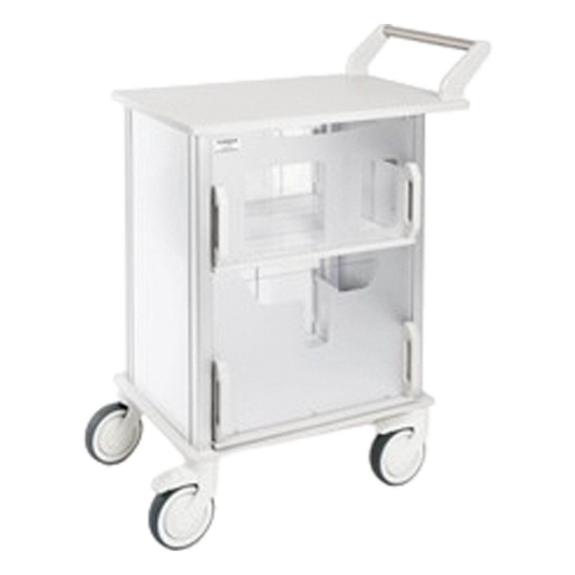 MARKETLAB, Polycarbonate, (2) Swivel/(2) Swivel with Brake, Medical ...