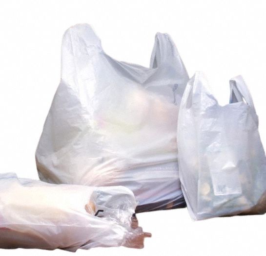 Shopping Bag,  T-Shirt Bags without Message,  High Density Polyethylene (HDPE),  Thickness 0.5 mil