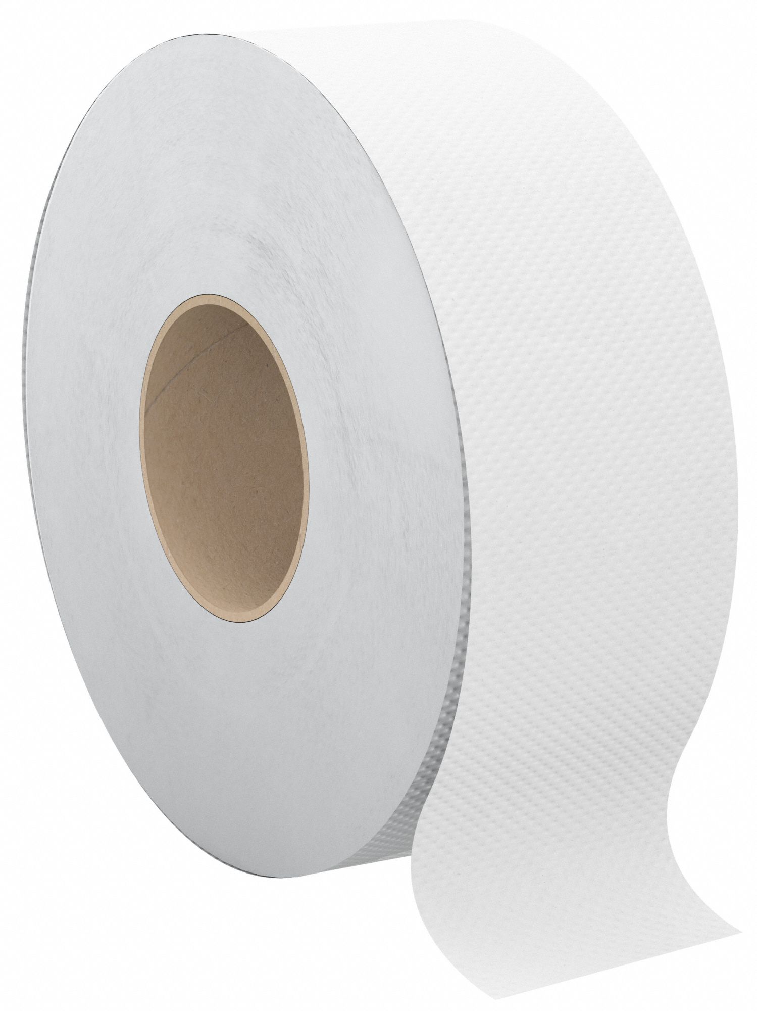 TOILET PAPER ROLL, JUMBO, 2-PLY, WHITE, 1000 FT X 3¼ IN, 12 PK