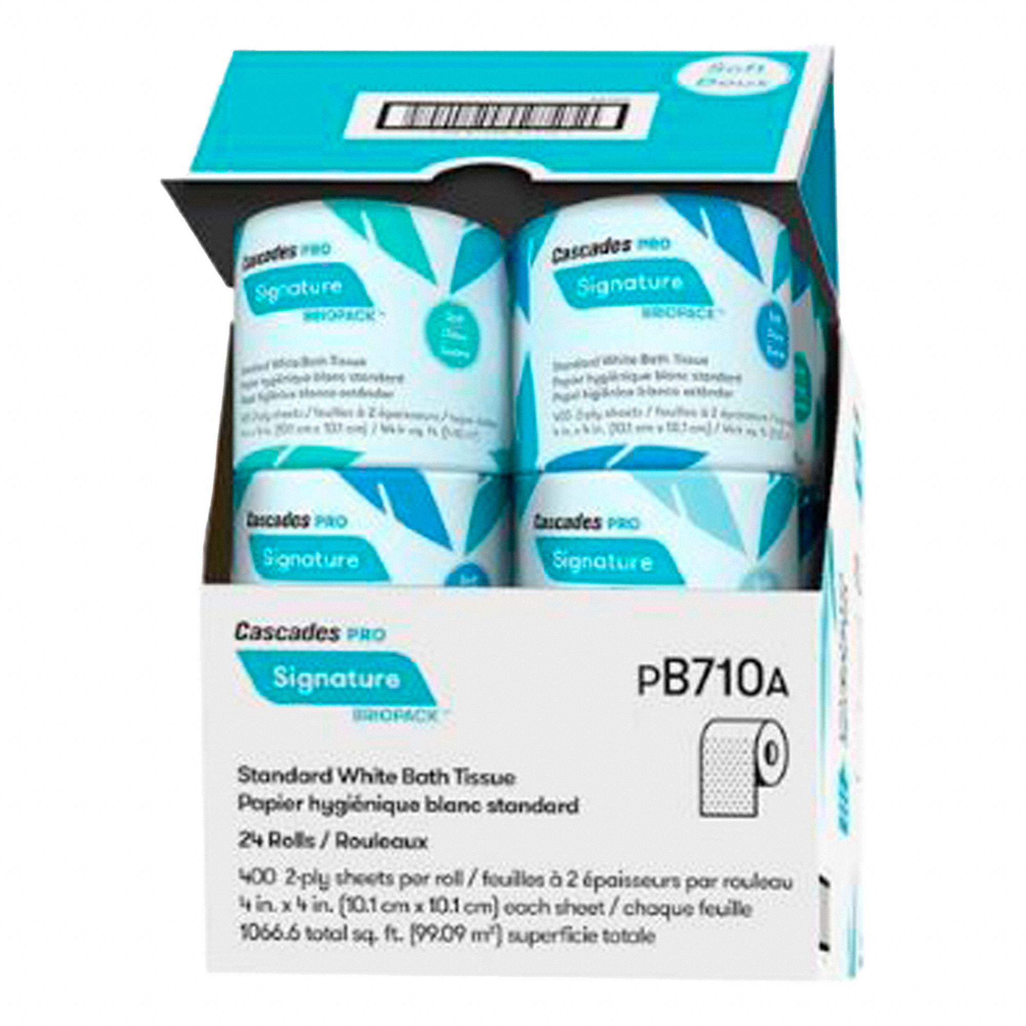 TOILET PAPER ROLL,4IN X 4 3/4IN SZ,CA24