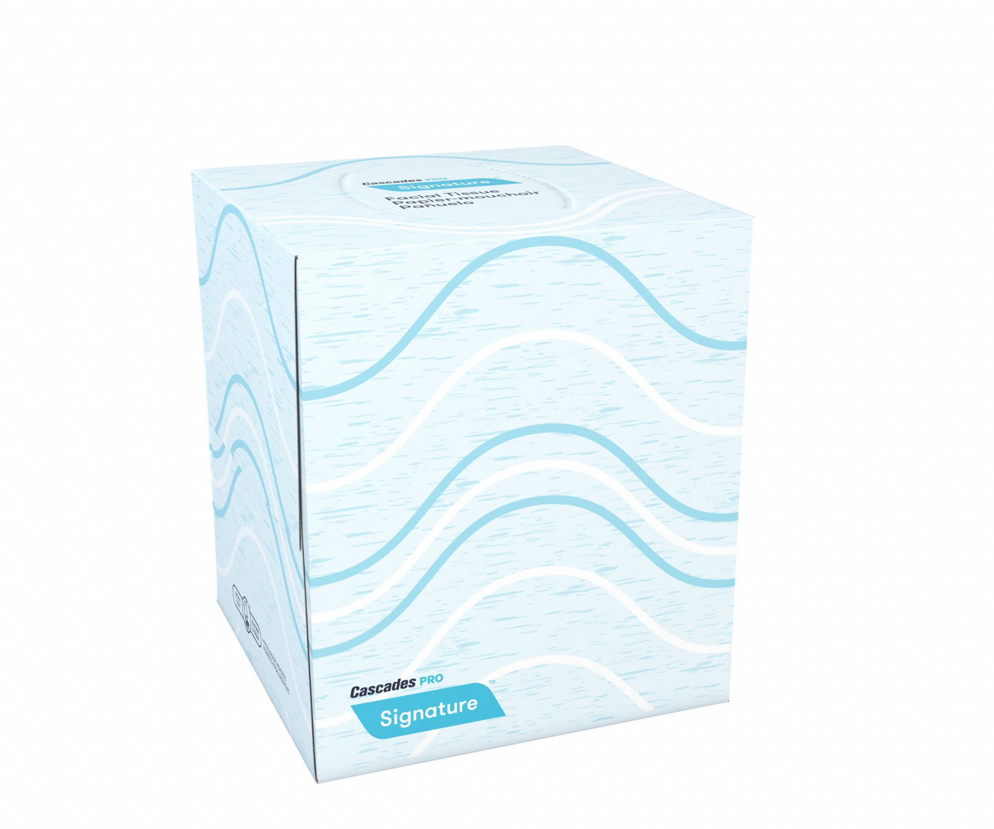 FACIAL TISSUE, SIGNATURE, 2-PLY, CUBE, 90 SHEETS, 36 PK