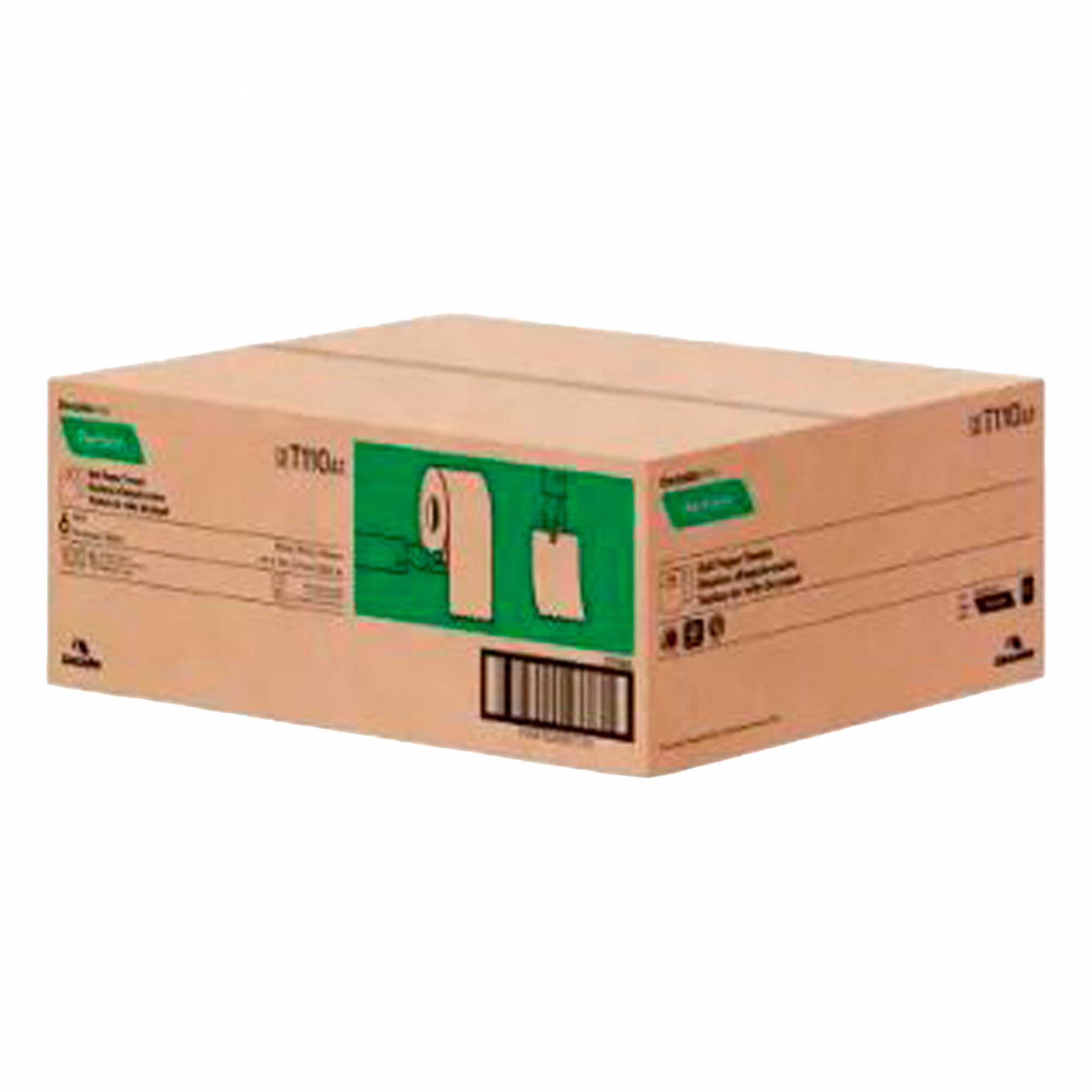 PAPER TOWEL ROLL, 1-PLY, WHITE, 775 FT X 7½ IN, PROPRIETARY, 6 PK