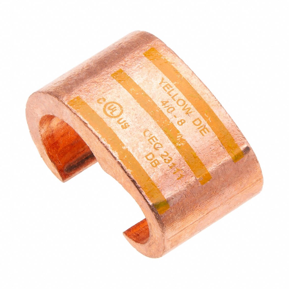 Compression Connector: 1 AWG – 4/0 AWG Run Size, 8 AWG – 4/0 AWG Tap Size, Blue Code