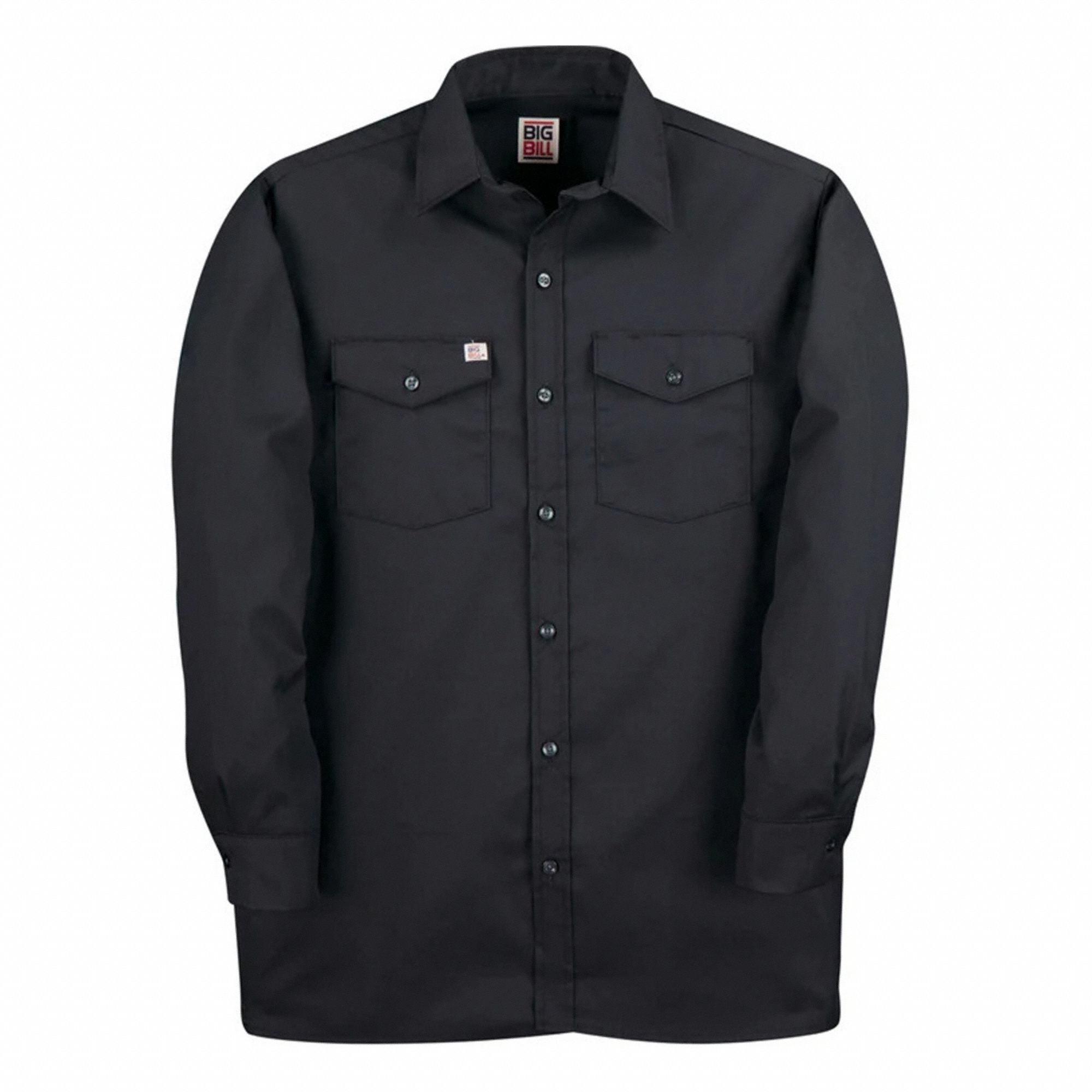 CHEMISE DE TRAVAIL 147,BLEU MARINE,M,65% POLY/35% COTON,TISSU 6 OZ,BOUTONNÉE SUR LE DEVANT,MANCHES LONGUES