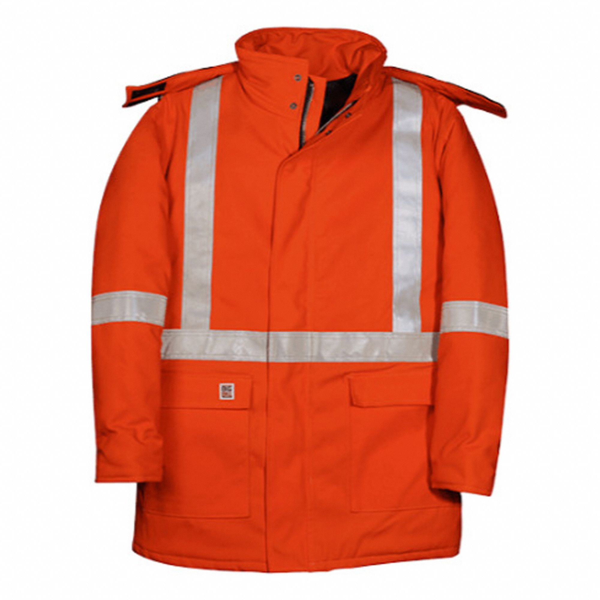 PARKA 303CRT,ORANGE,G,BOUTONS-PRESSION,TOILE DE COTON,COTON FILÉ,TISSU DE 10OZ