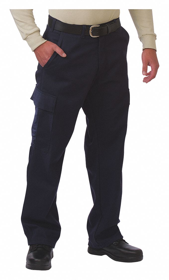 CARGO PANTS, ULTRASOFT, 7 POCKETS, HRC 2, NAVY, 33 IN INSEAM/32 IN WAIST