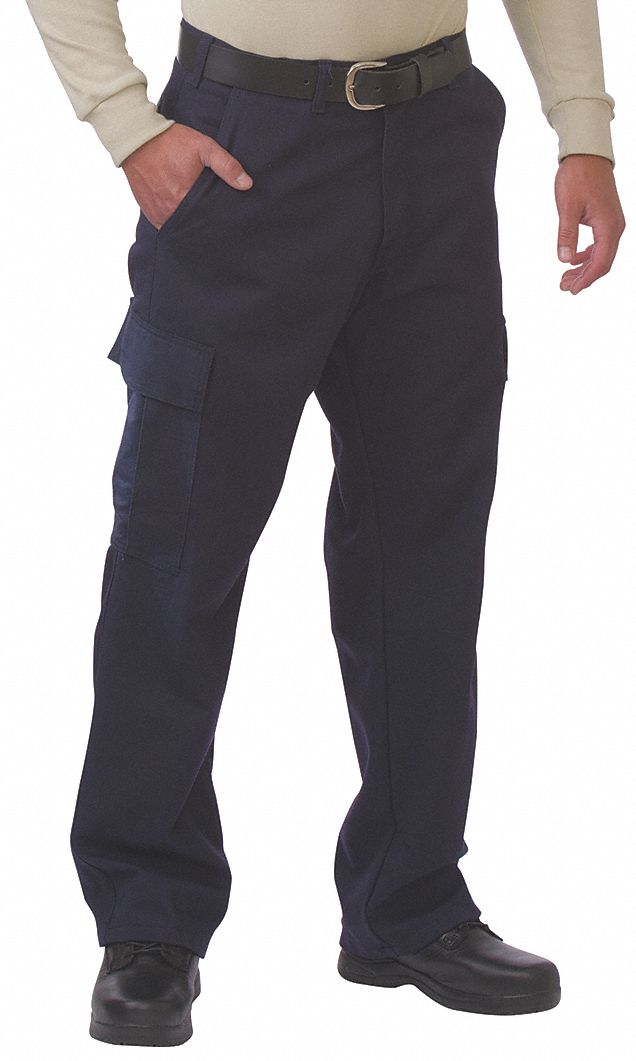 BIG BILL FR CARGO PANTS,SIZE 46 IN.,6 POCKETS - Arc Flash & Flame-Resistant  Pants - CTI3239TS9-46W28LN