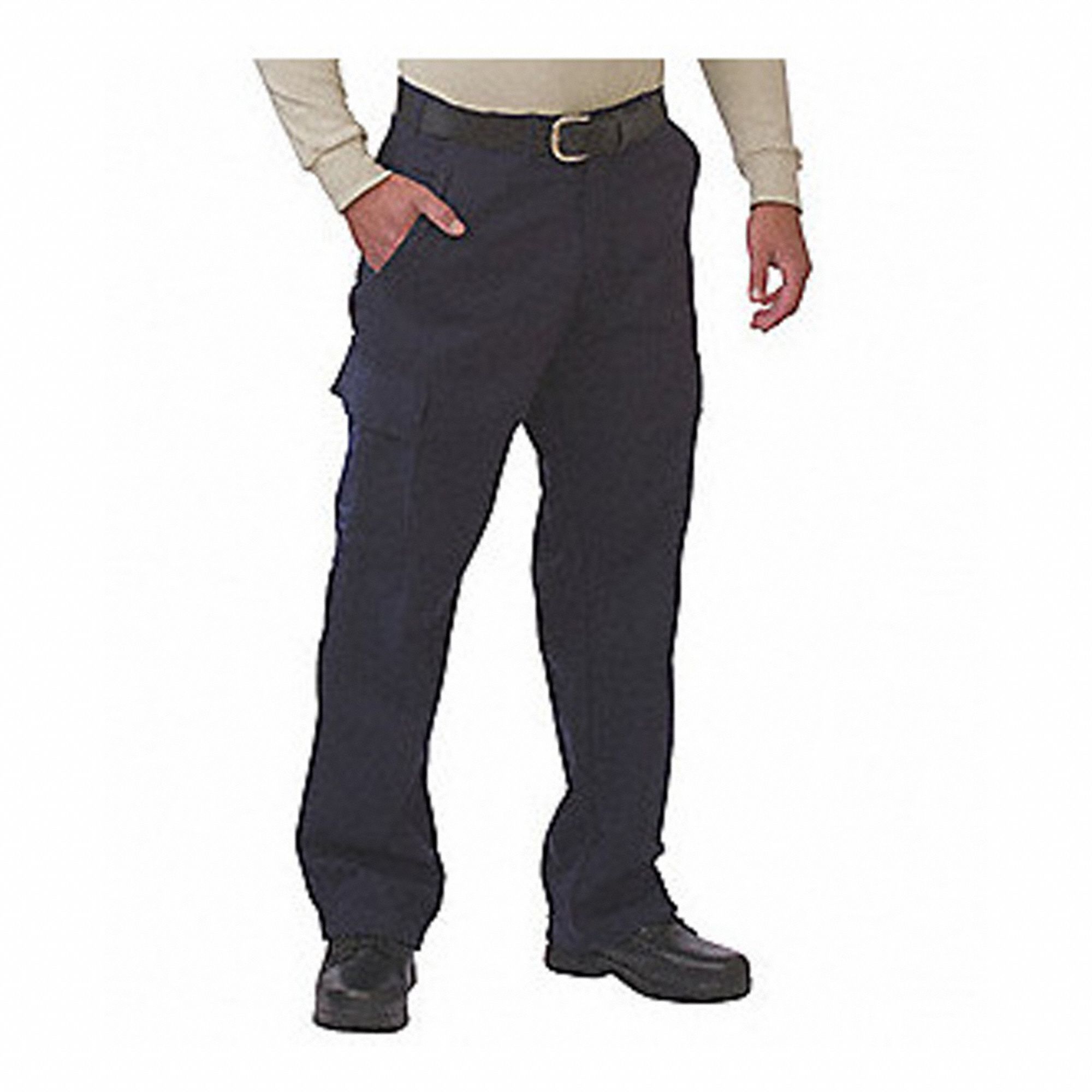 CARGO PANT, FLAME RESISTANT, BLUE, 44 X 36, DUPONT PROTERA, 8 OZ FABRIC, BAR-TACKED