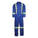 MEN'S FLAME-RESISTANT COVERALLS, M, BLUE, 7 OZ FABRIC WEIGHT, 4 POCKETS