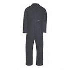 410 COVERALLS, NAVY, SIZE L, 65% POLYESTER/35% COTTON, 6 FT, 7.5 OZ FABRIC, 42R