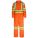 COVERALL, CSA Z96-09, SAFETY, UNISEX, 7 POCKET, 2 WAY ZIPPER, ORANGE, 50 WAIST, POLYESTER/COTTON