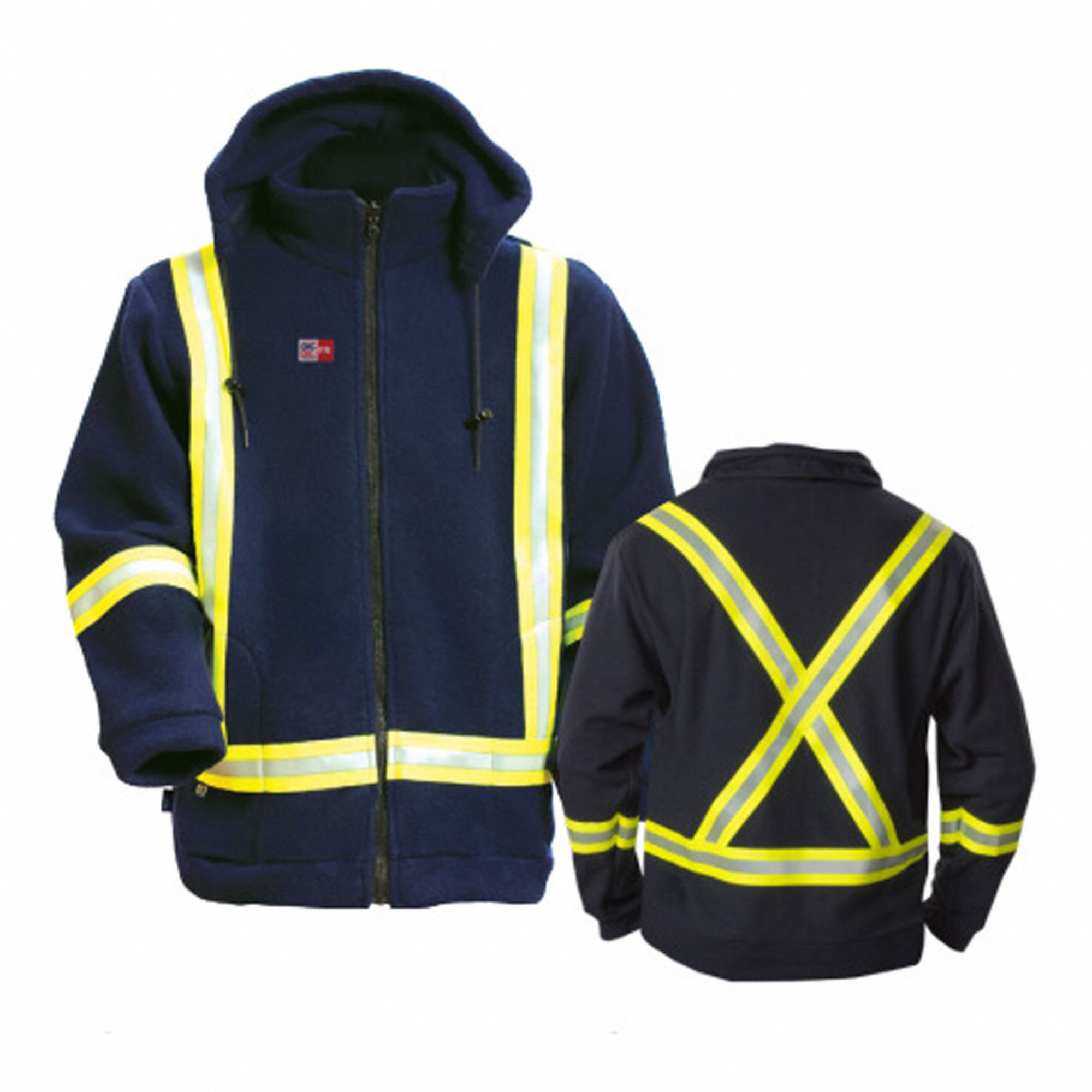 BK460NF JACKET, NAVY BLUE, L, POLARTEC FR THERMAL FR, 13 OZ FABRIC, 2 POCKETS