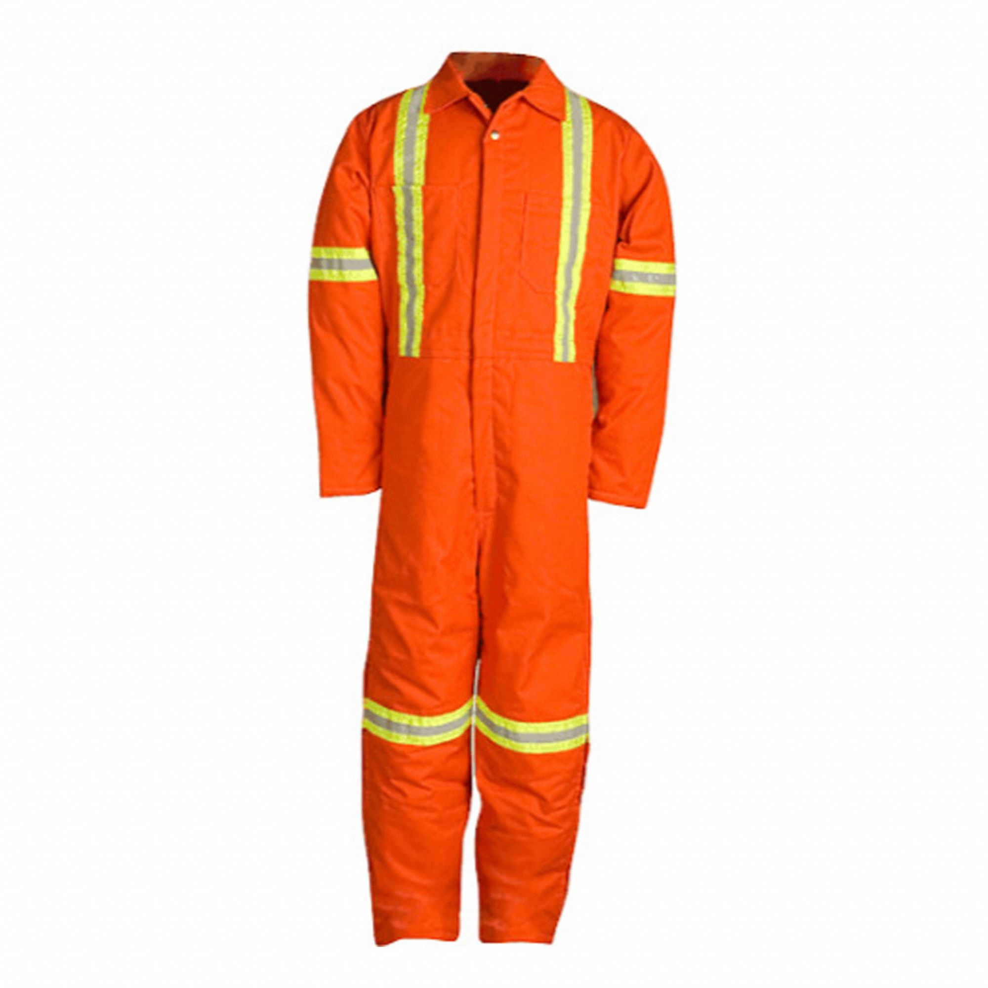 BIG BILL 837BF INSULATED COVERALLS, ORANGE, SIZE 2XL, 35 COTTON/65