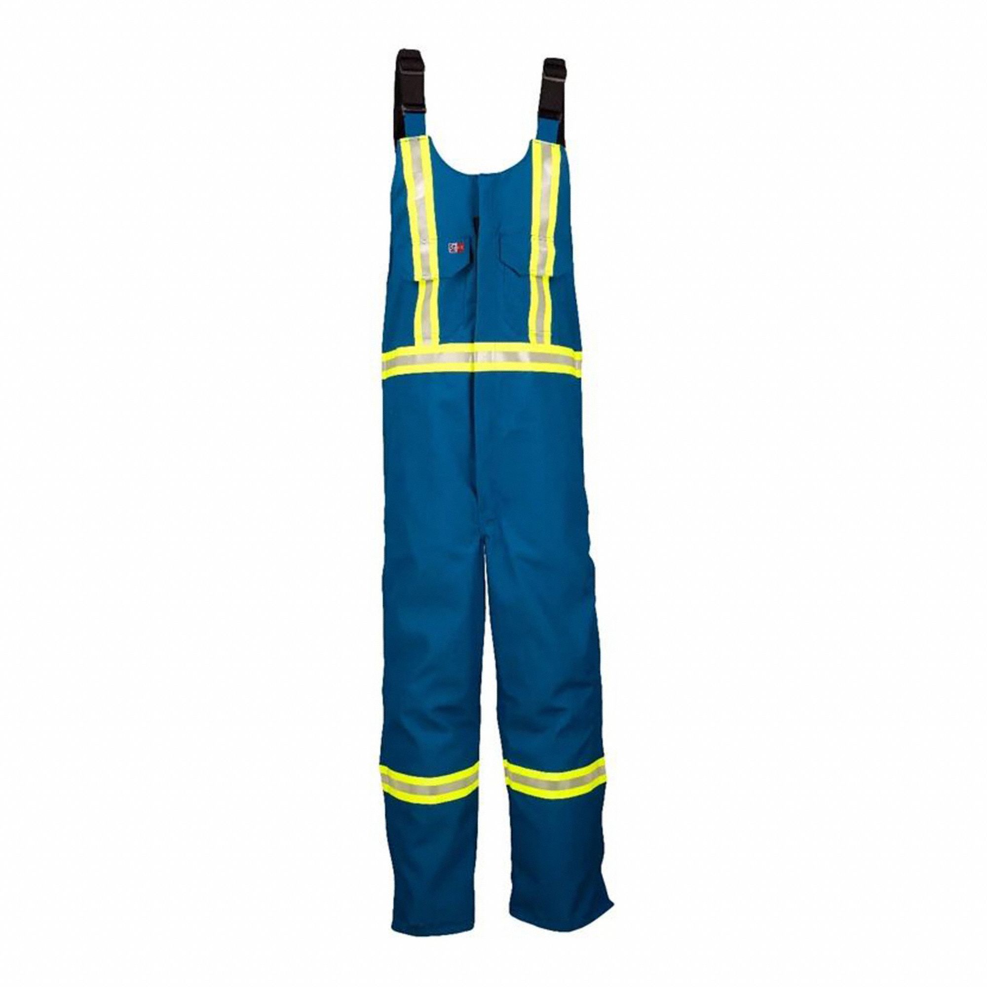 9055N6 DELUXE UNLINED BIB OVERALL, BLUE, XL, DUPONT NOMEX, 6 POCKETS, LIGHTWEIGHT