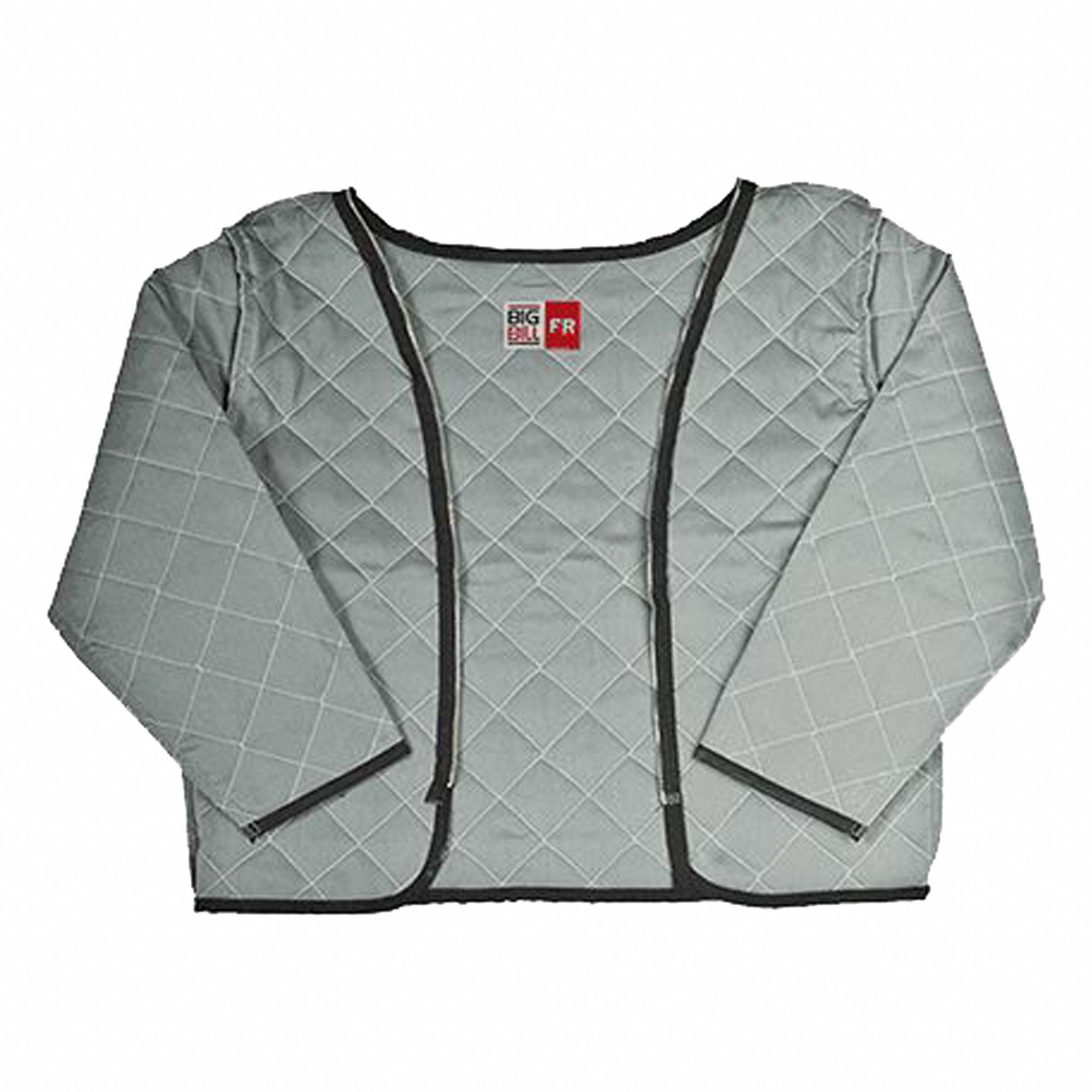 FLAME RESISTANT JACKET LINER,SZ S,GREY