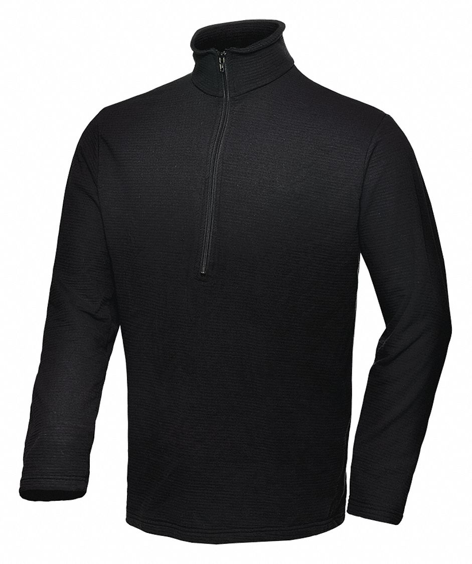 BIG BILL UNISEX FIRE-RESIST SWEATSHIRT, BLK, SZ 4XL, CHEST 68 IN