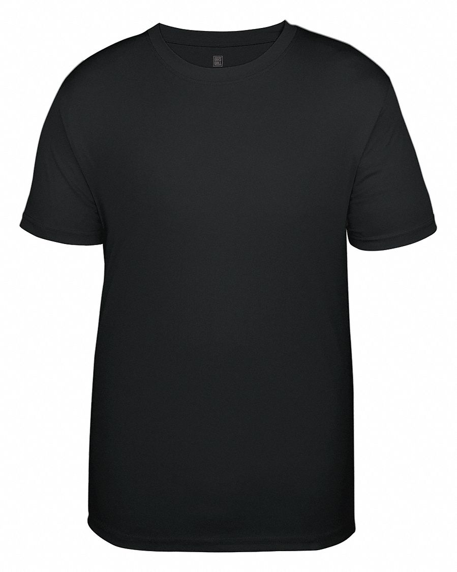 T-SHIRT SÉC P/HOMME,NR,TLE MOY,100 % POLY