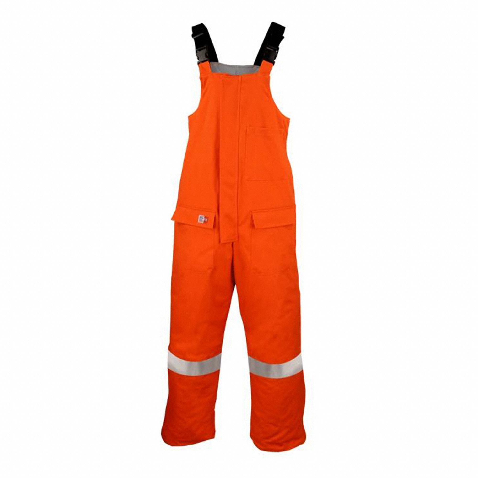 M908NEX BIB OVERALL, ORANGE, 3XL, WESTEX ULTRASOFT, NOMEX, 10 OZ FABRIC, 3 POCKETS