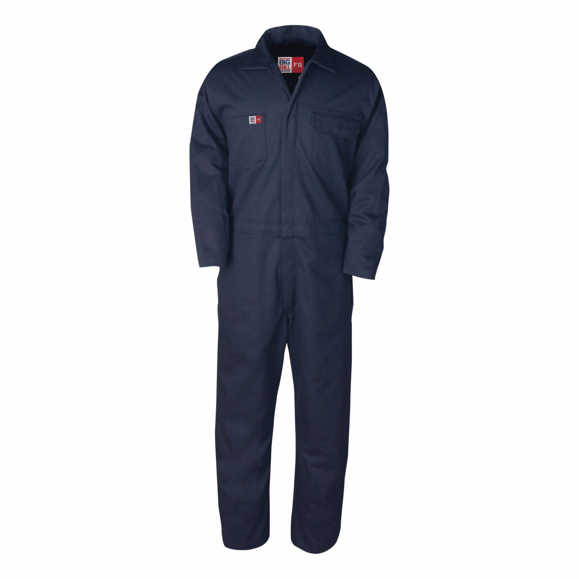 COVERALL,NAVY,UNISEX,FLAME RESISTANT,50T