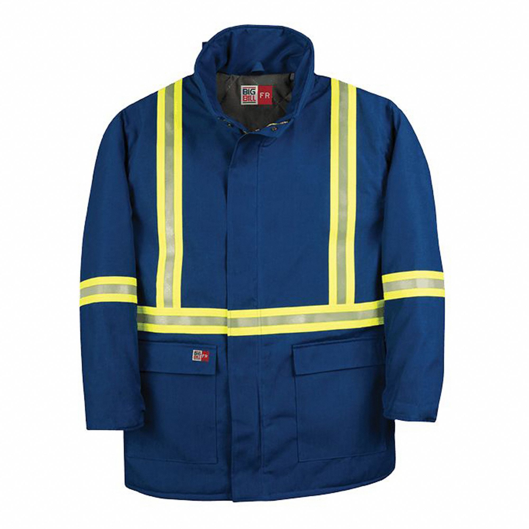 FLAME RESISTANT JACKET,SZ L,NAVY