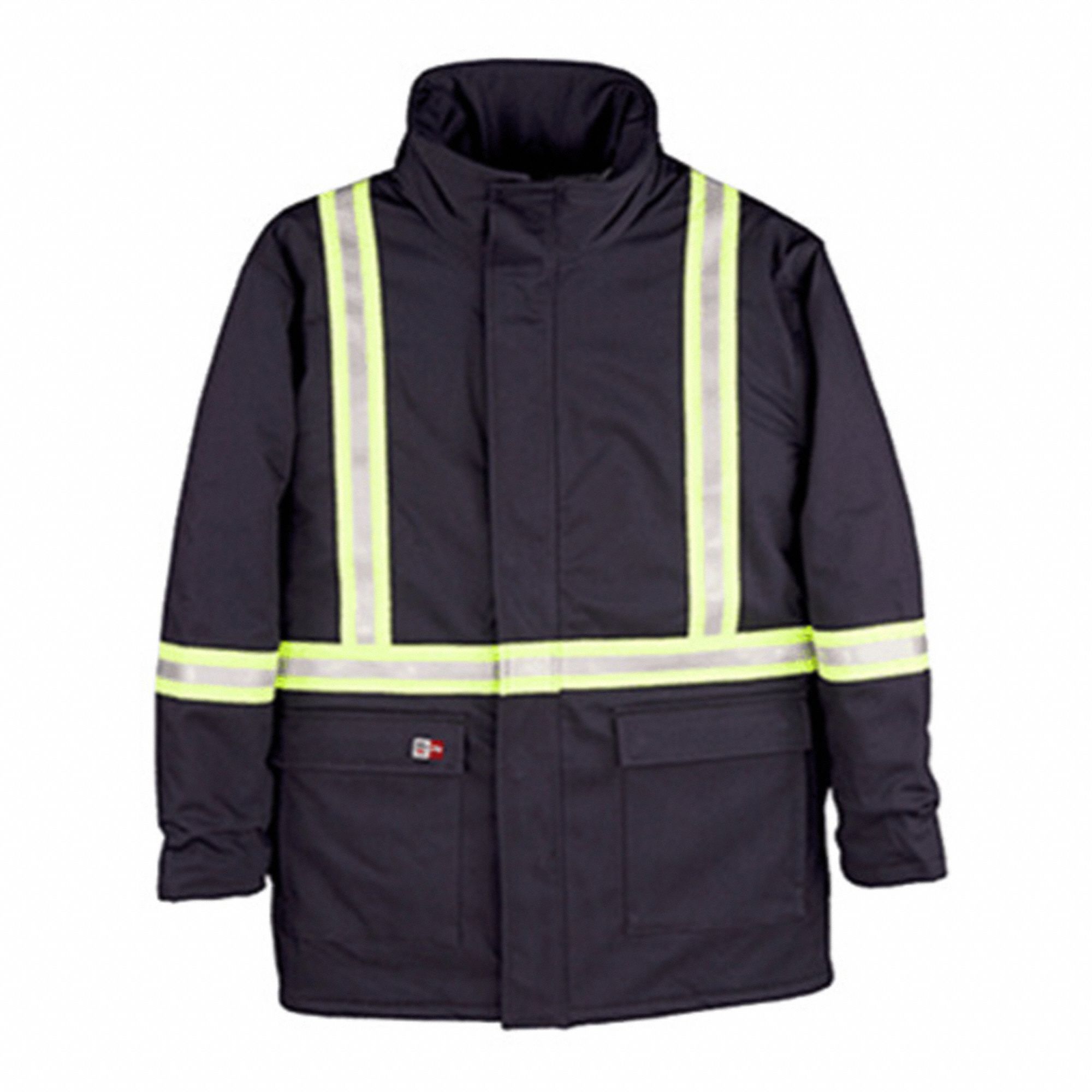 FLAME RESISTANT JACKET,SZ M,NAVY