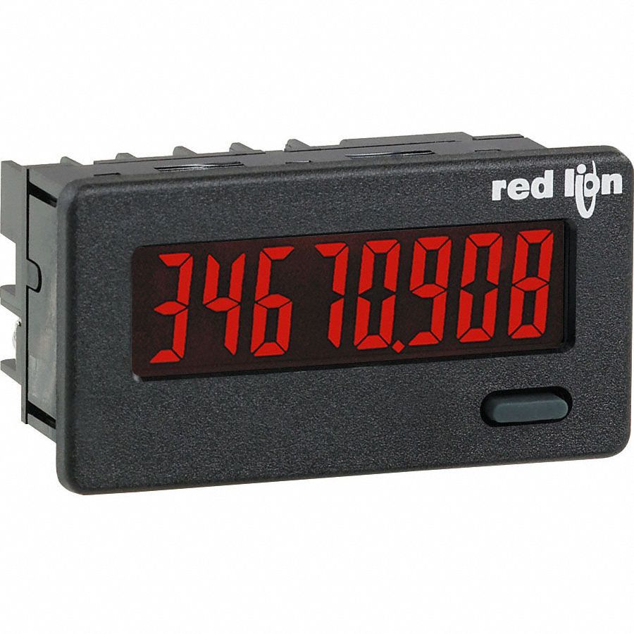 Counter: Hour Meters, Front Panel Mounting, 1 1/2 in x 3 in, CE Approved/cRUus/UKCA, LCD
