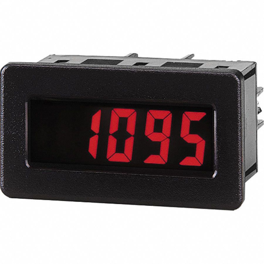 Counter: Hour Meters, Front Panel Mounting, 1 1/2 in x 3 in, CE Approved/cRUus/UKCA, LCD