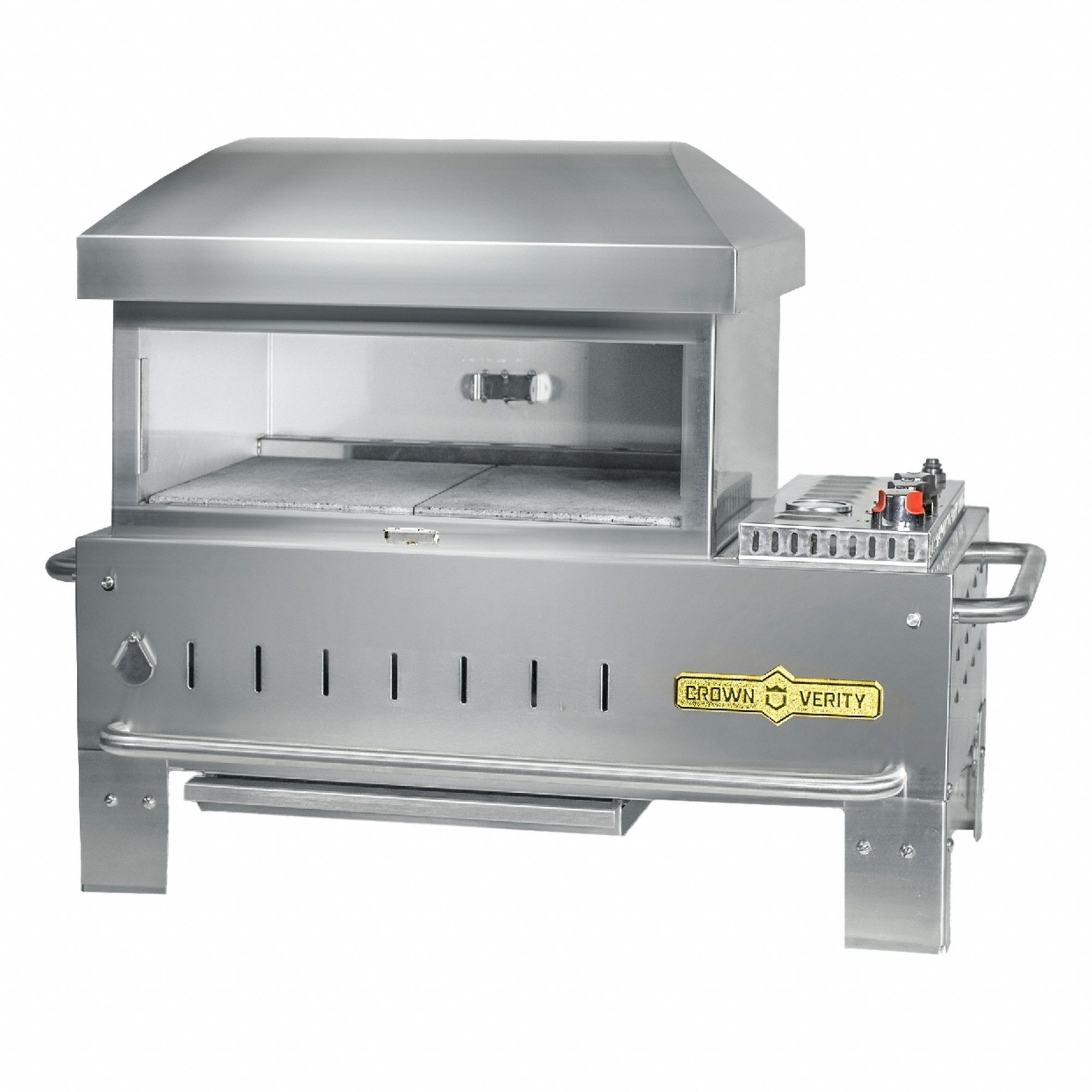 Natural Gas Grill: Natural Gas, 2 Burners, 30, 000 BtuH Heating Capacity, 33 in Overall Ht, 227 lb Wt