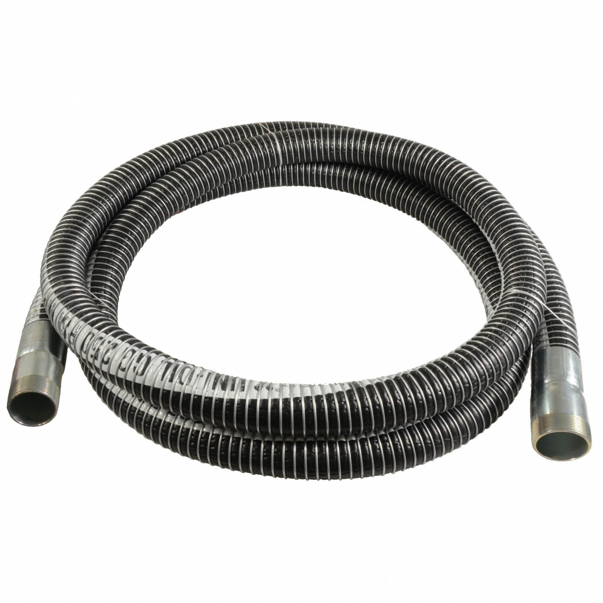 Composite Petroleum Hose: 1 in Hose Inside Dia., 1 1/2 in Hose Outside Dia., 250 psi, Black