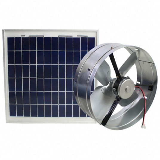 Exhaust attic fan solar powered ventilation roof mounted hot sale