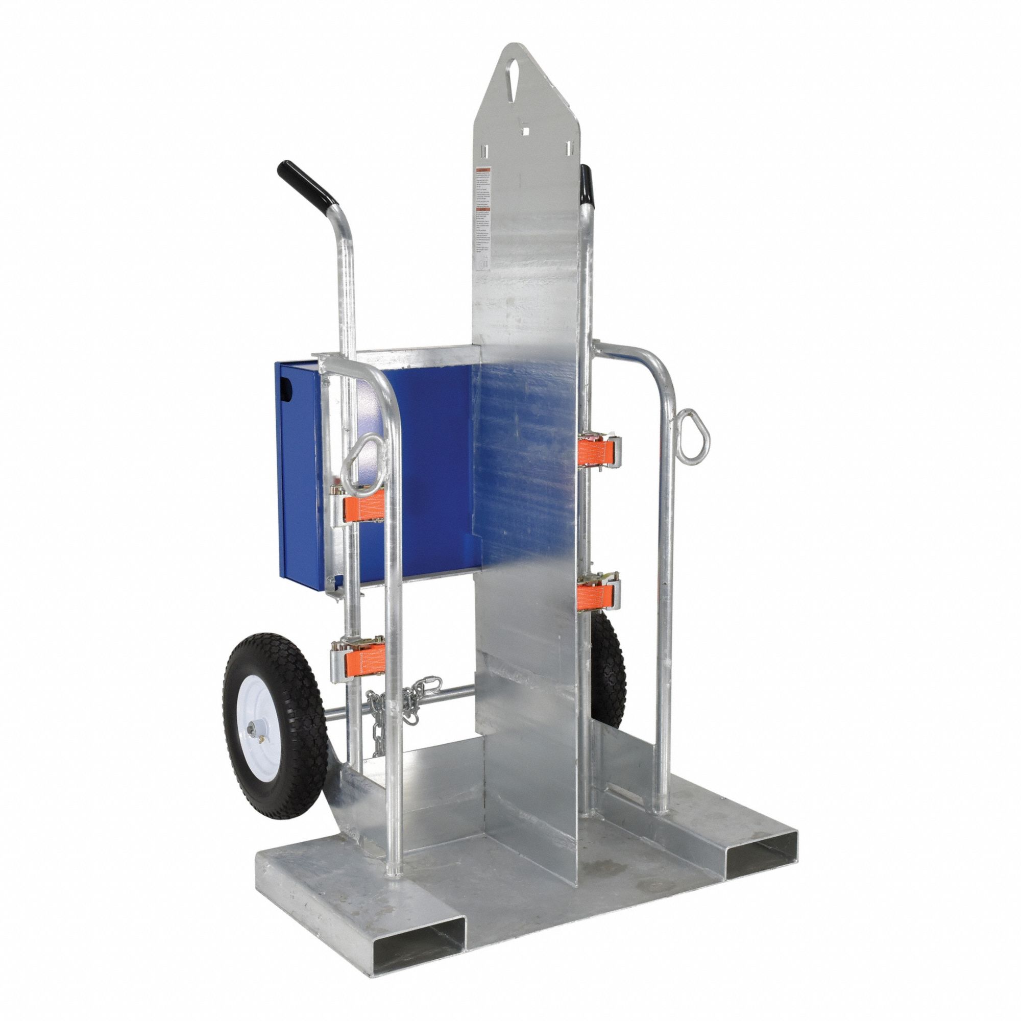 FORKLIFT CYLINDER CADDY, GREY, 40 1/4 IN W X 66 3/8 IN H, STEEL, GALVANIZED FINISH