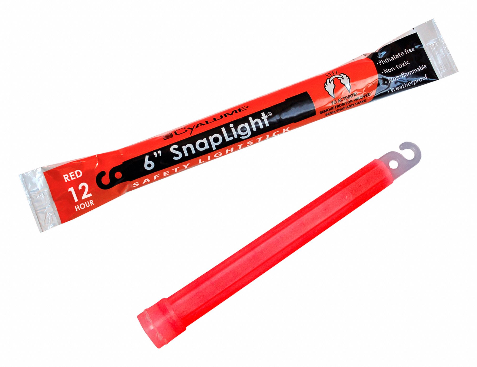 SNAPLIGHT,RED,6 IN L,12 HR,PK10