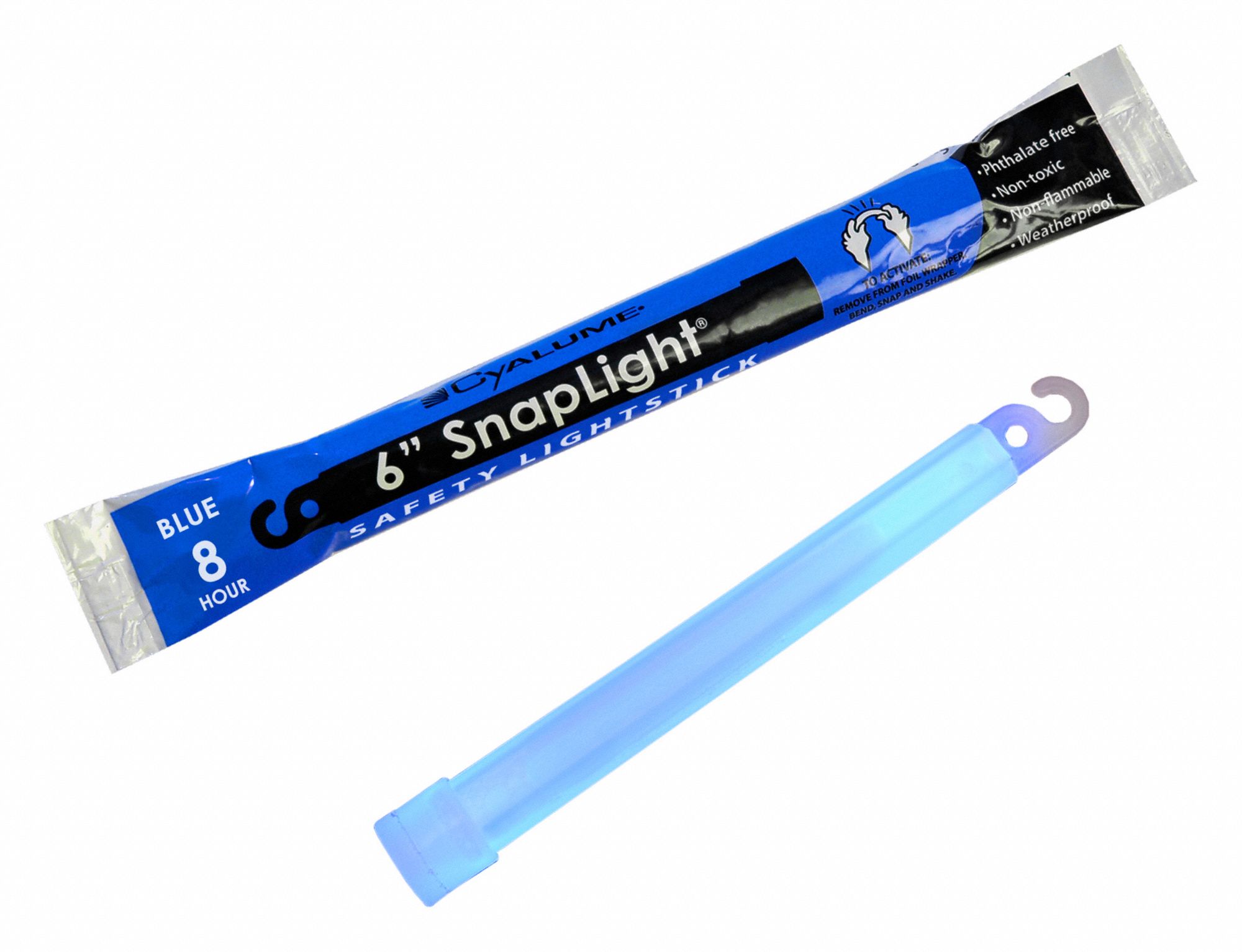 SNAPLIGHT,BLUE,6 IN L,8 HR,PK10