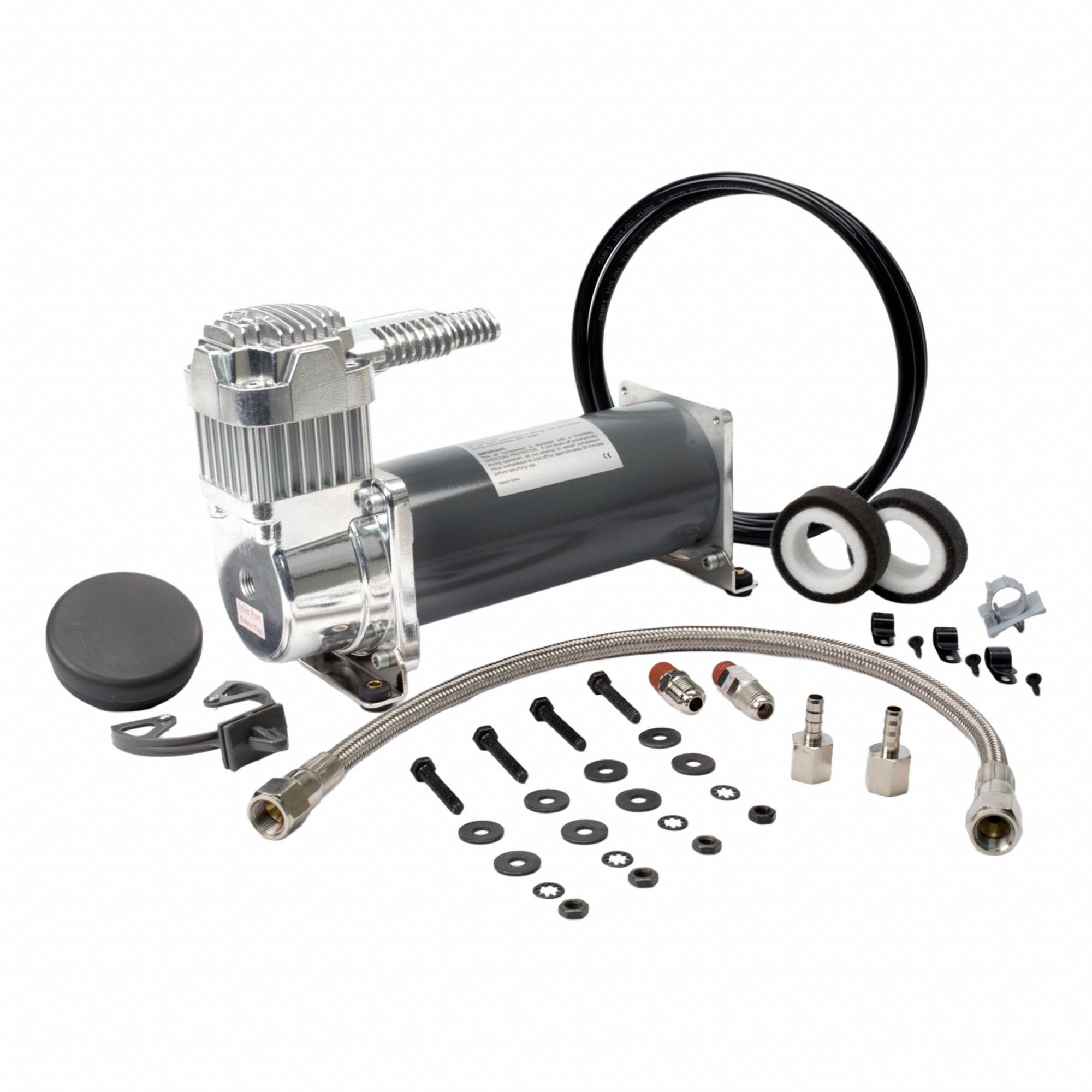 Portable Air Compressor: Quiet, Oil Free, Tankless, 0.37 hp, 0.97 cfm @ 90 psi