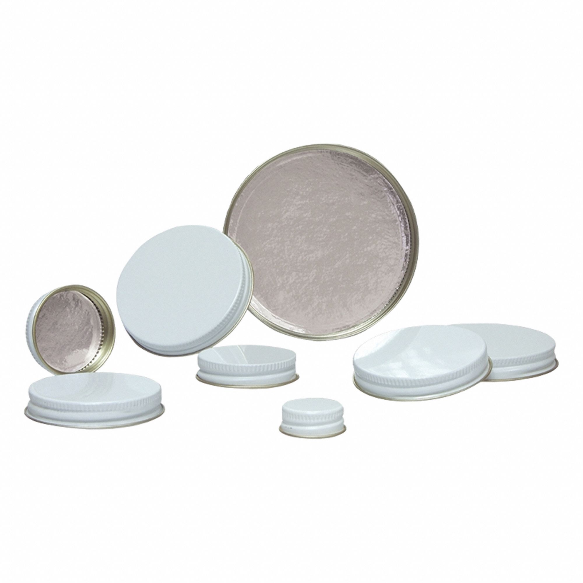 Lab Bottle Caps White 48 mm Dia PK3600