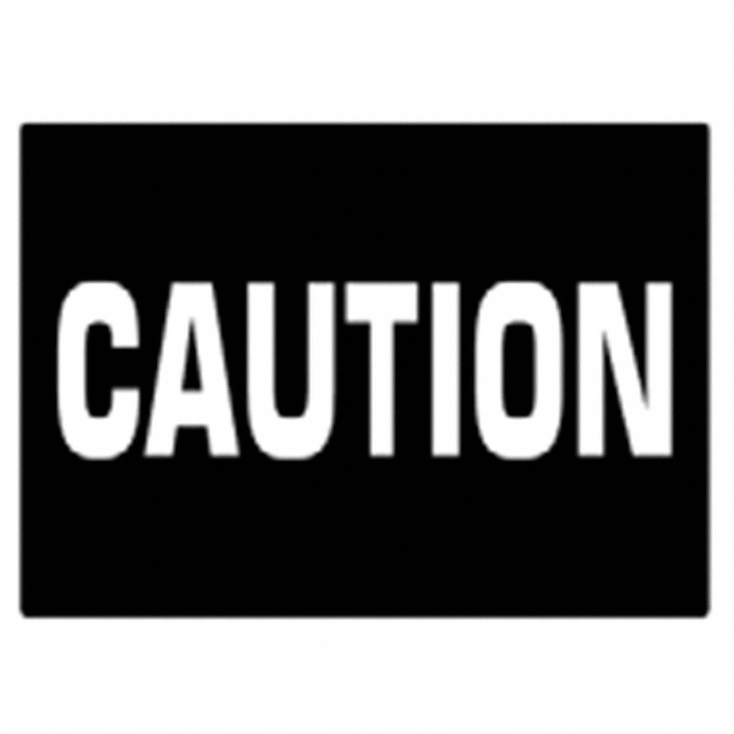 Sign Panel: CAUTION