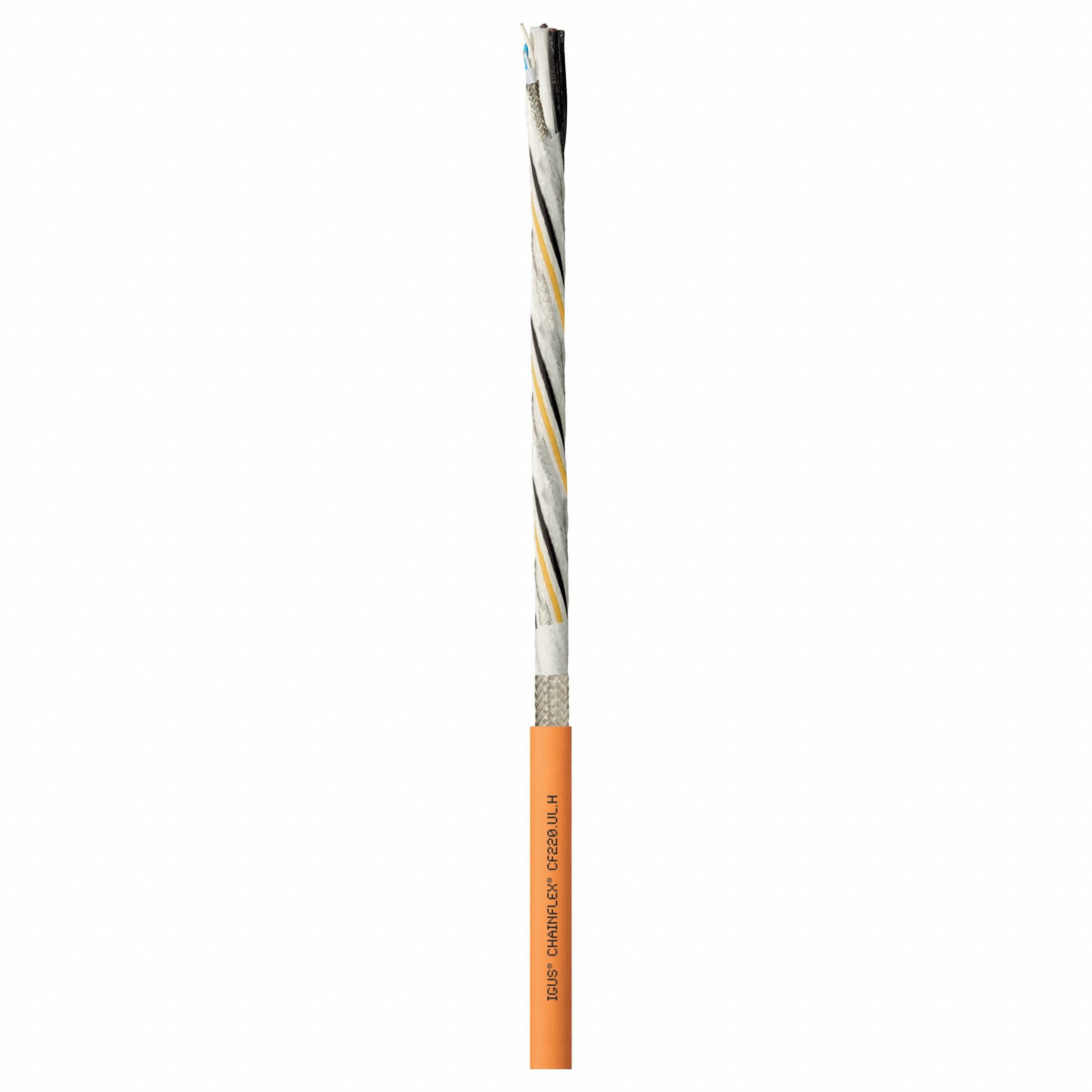 Servo Motor Cable: Orange, PVC Jacket, 1, 000 V Volt