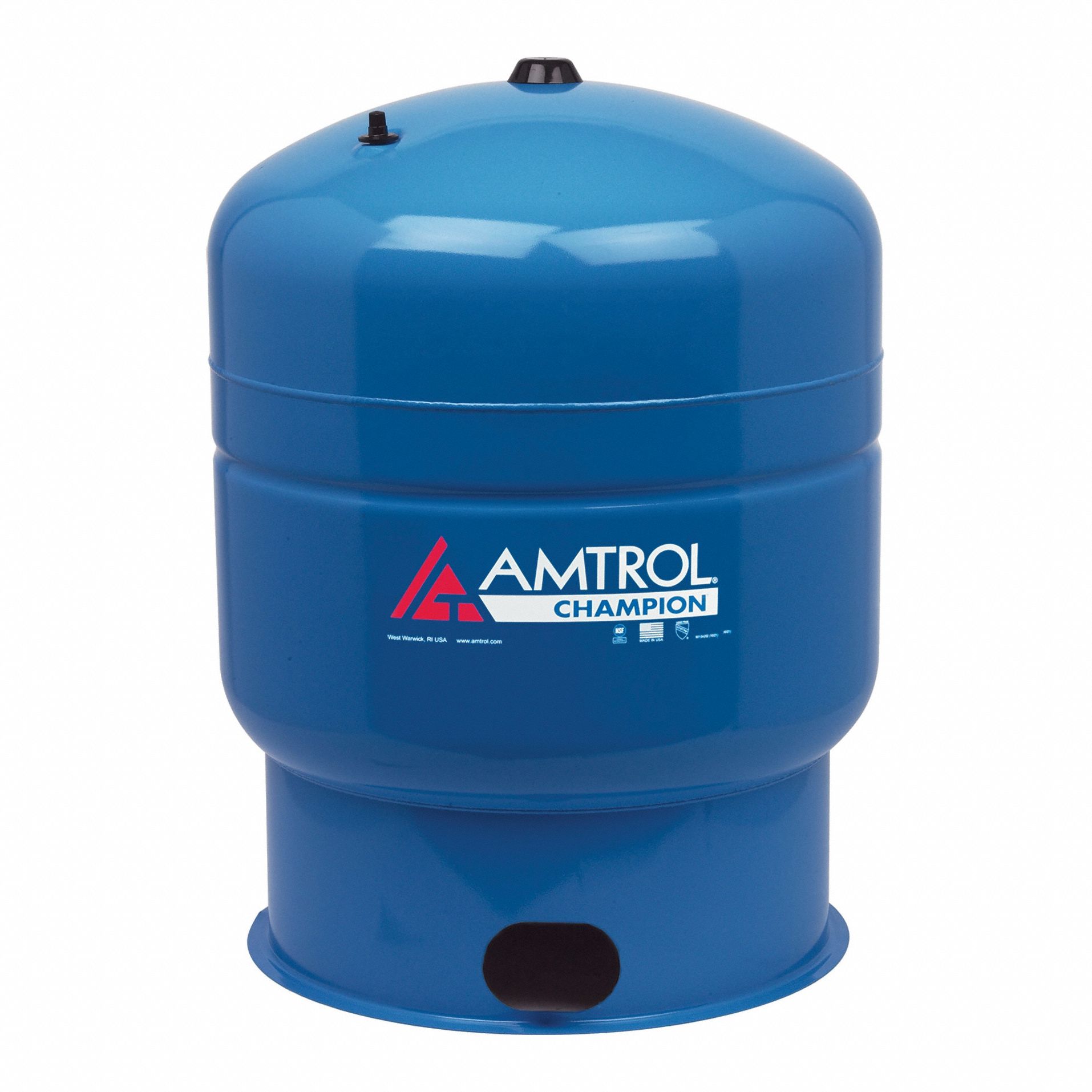 Well Tank: Champion, Vertical, 34 gal Tank Capacity, Steel, 38 psi Precharge Pressure