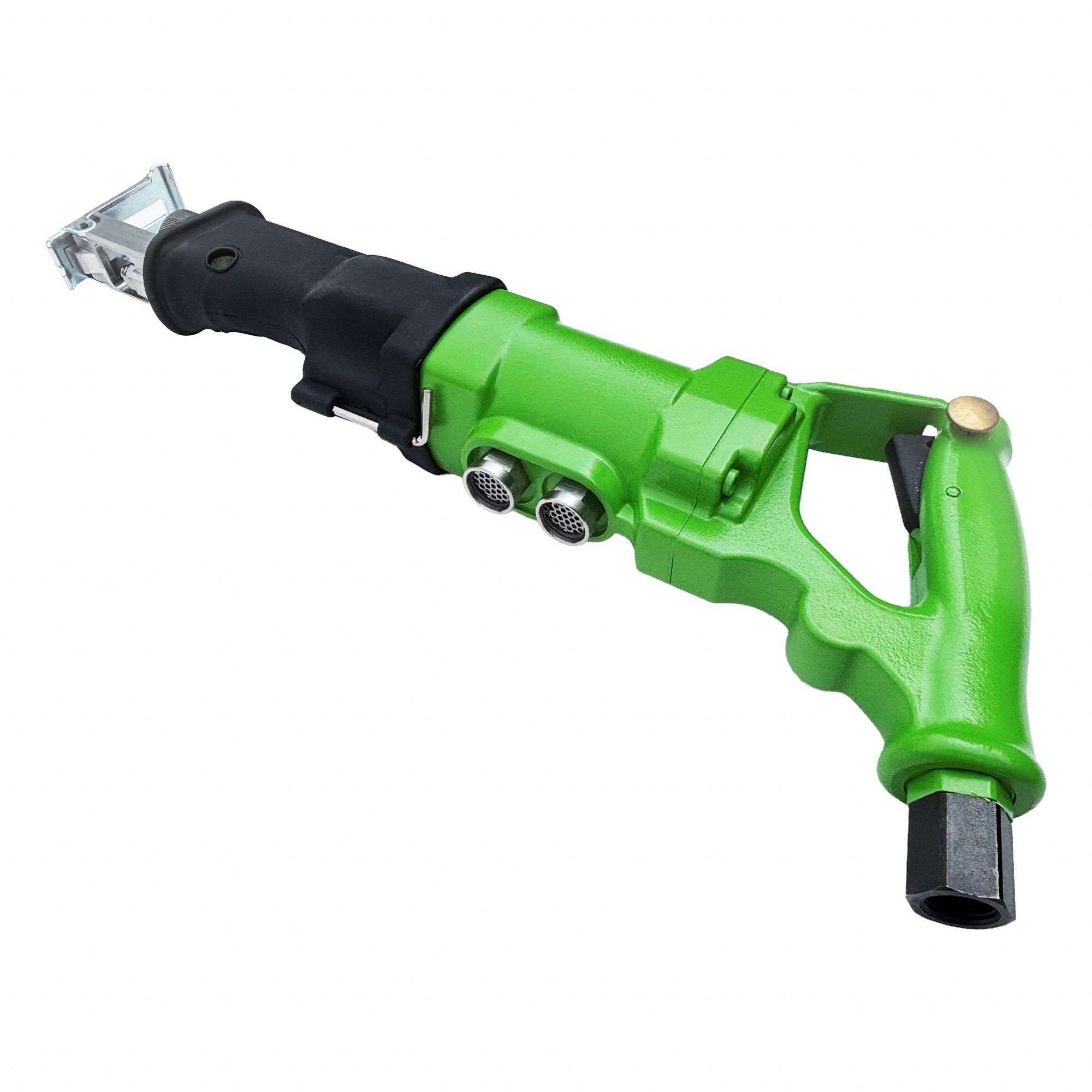 Reciprocating Saw: D-Handle, 2, 300 stroke/min, 1/2 in NPT, 1 1/8 in Stroke Lg, 90 psi Air Pressure