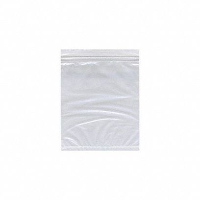 Reclosable Bag: 2 mil Thick, 10 in Wd, 13 in Lg, Hang Hole Not Included, 1, 000 PK