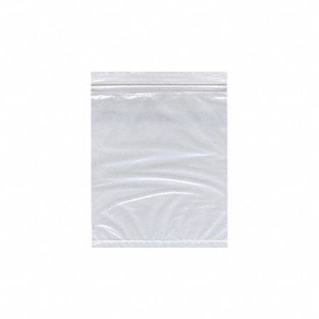 Reclosable Bag: 6 mil Thick, 16 in Wd, 20 in Lg, Hang Hole Not Included, 200 PK