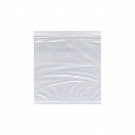 Reclosable Bag: 6 mil Thick, 24 in Wd, 24 in Lg, Hang Hole Not Included, 200 PK
