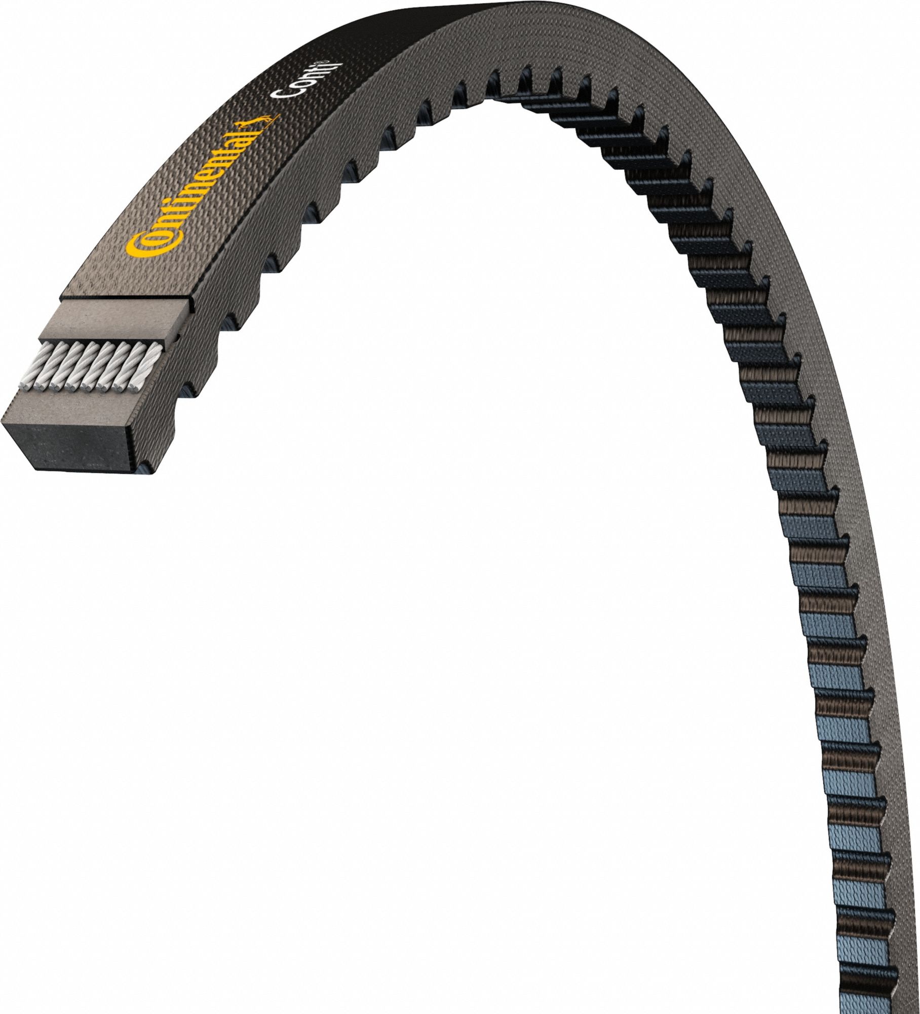 CONTINENTAL V-Belt: 8VX2000-A, 203 in Outside Lg, 1 in Top Wd, 29/32 in Thick, Polyester (MPN 21134101). Key specifications — Industry Number: 8VX2000-A.
