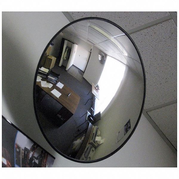 FRED SILVER CV-36 Glass Convex Security Mirror 797ZY7