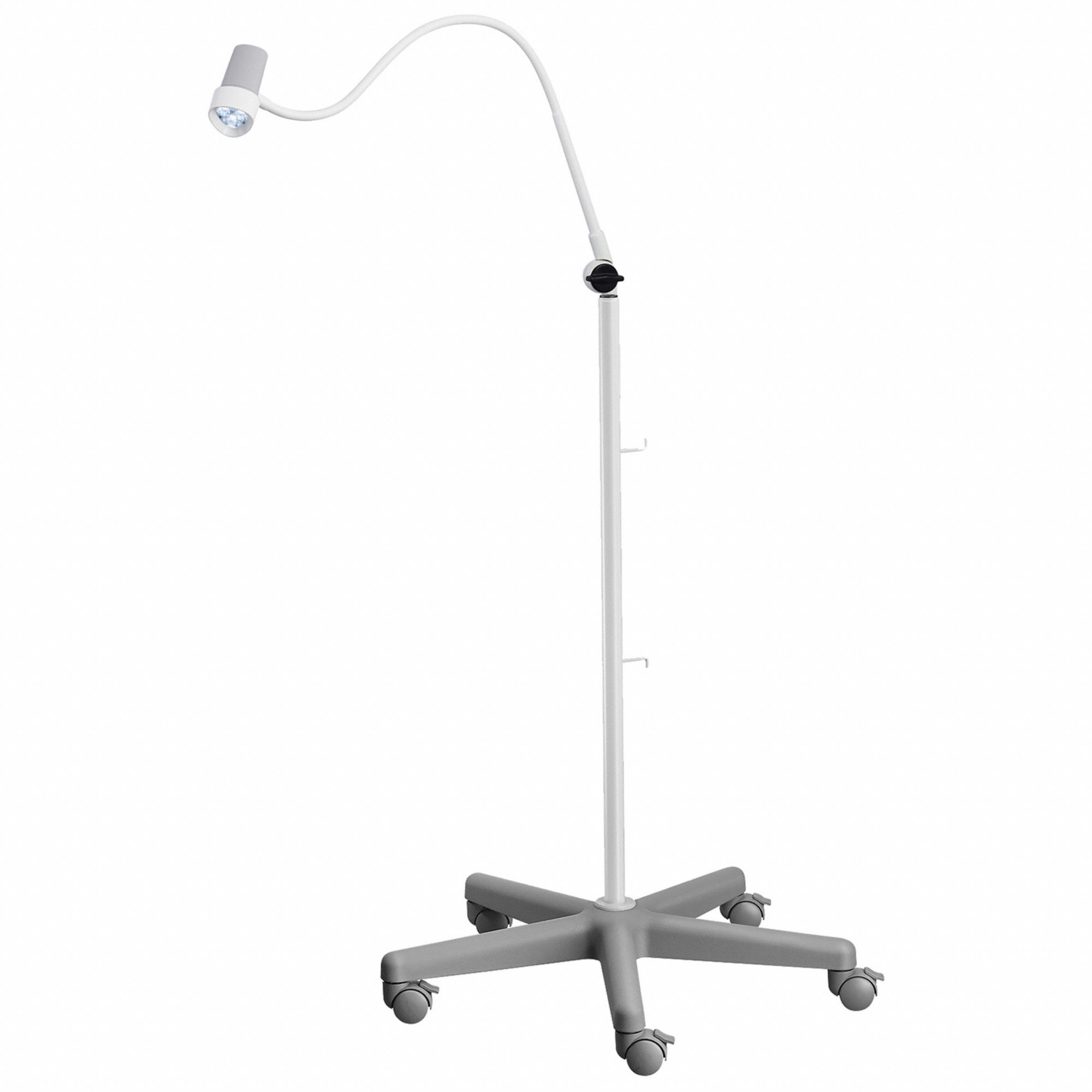 Exam Light: LED, 30, 000 lux @ 0.5 m, Floor Stand, 4400K, 93 CRI, 8 W Watt, 100 to 240V AC