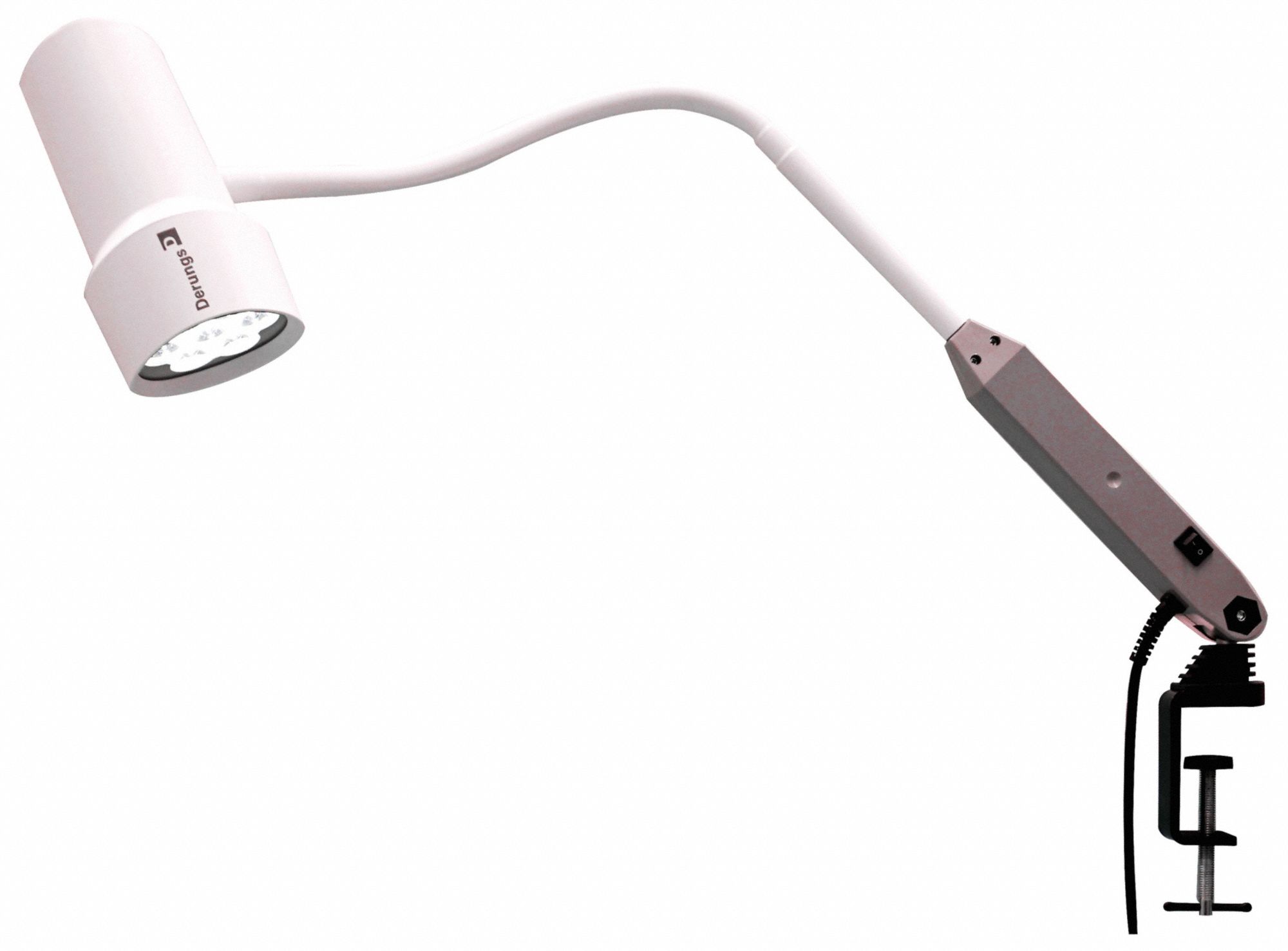Examination Light: LED, 50, 000 lux @ 0.5 m, Clamp, 4400K, 93 CRI, 13 W Watt, 120 to 240V AC