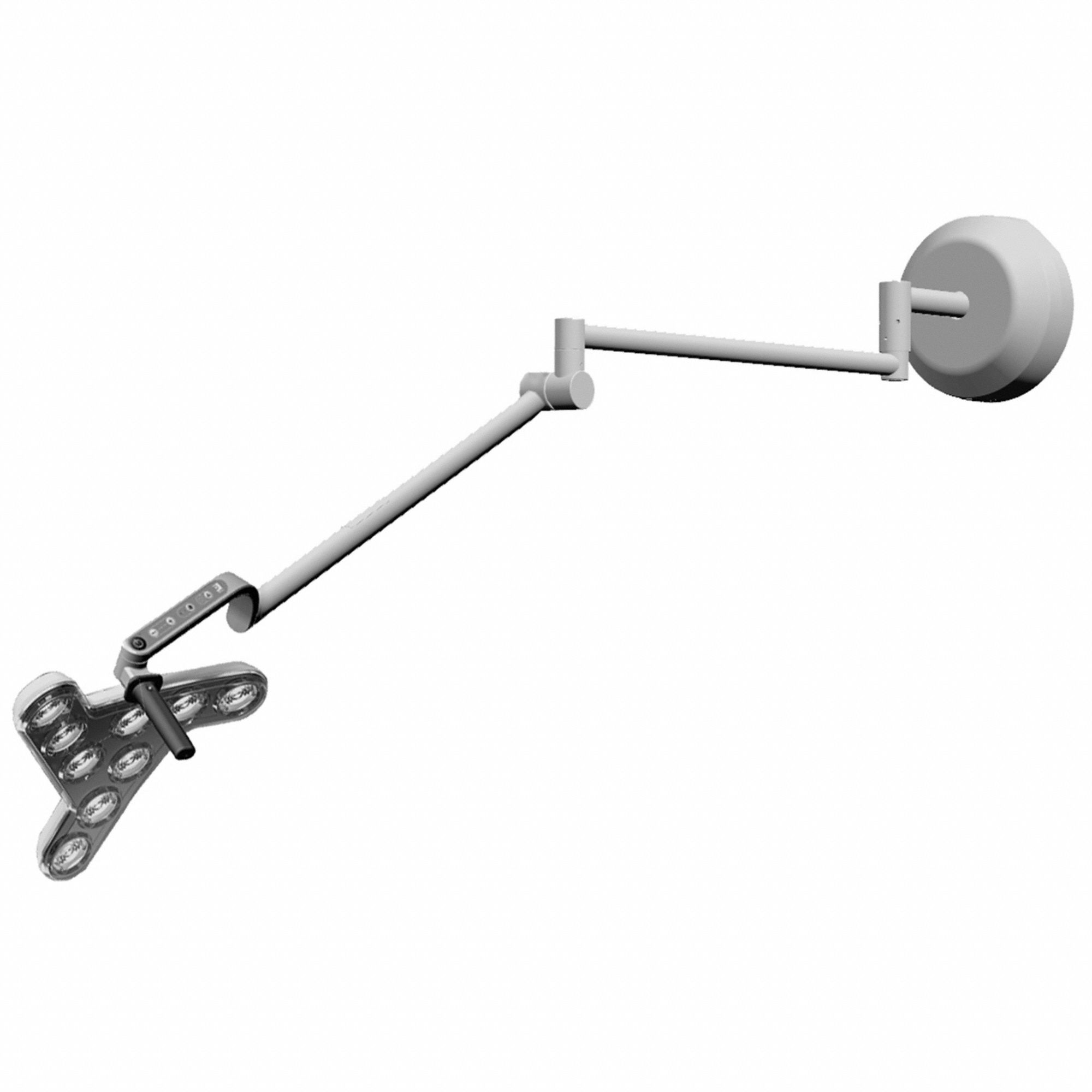 Exam Light: LED, 100, 000 lux @ 100 cm, Wall, 3700K/4300K/4700K, 95 CRI, 40 W Watt