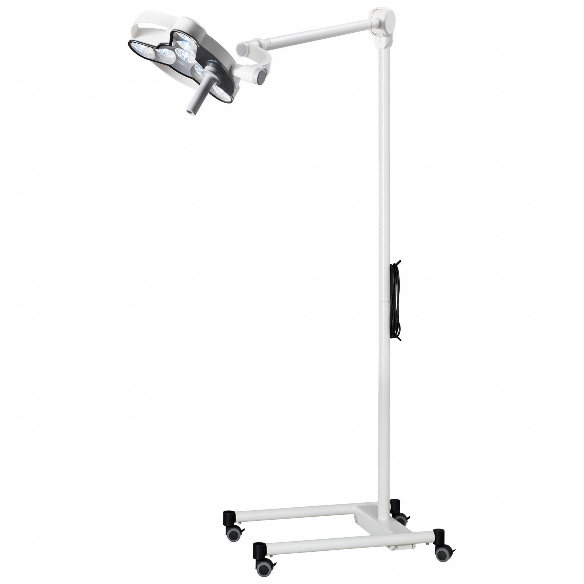 Exam Light: LED, 80, 000 lux @ 1 m, Floor Stand, 4500K, 95 CRI, 30 W Watt, 100 to 240V AC